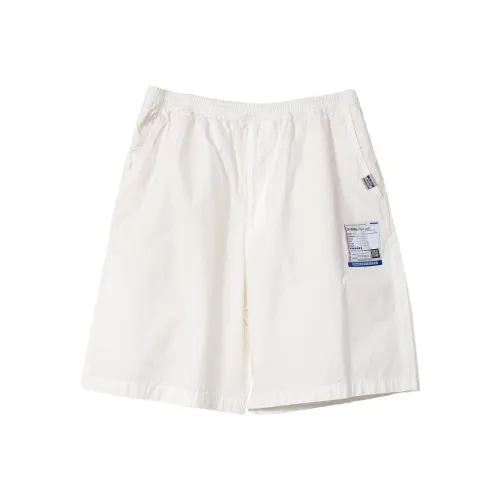 Maison Mihara Yasuhiro Typewriter Cloth Шорты Повседневные шорты Мужские Белые
