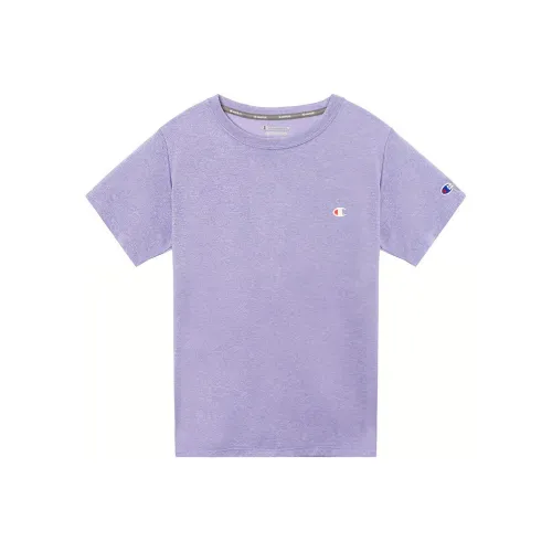 Champion T-Shirt Женская Светло-фиолетовая Японская Версия