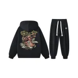 Черный свитшот+черные брюки