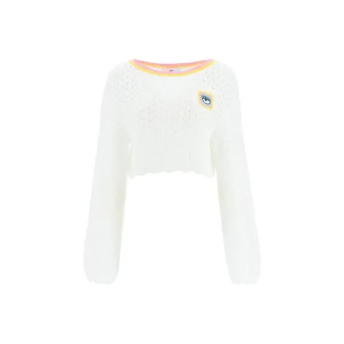 CHIARA FERRAGNI SS22 Свитер Женский Белый