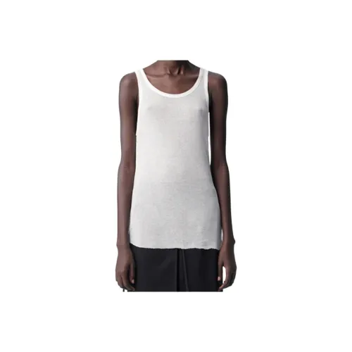 Ann Demeulemeester SS24 Майка Женская Белая