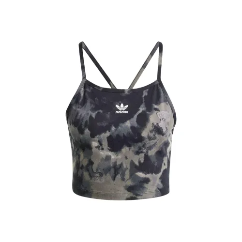 Adidas Майка Женская Черная Серая