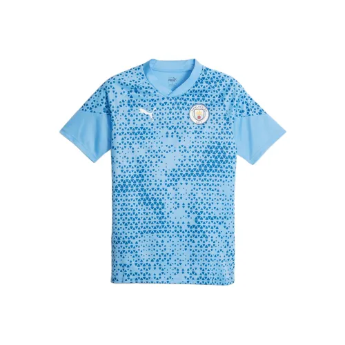 PUMA Manchester City Football Футбол Джерси Мужской Озерно-голубой