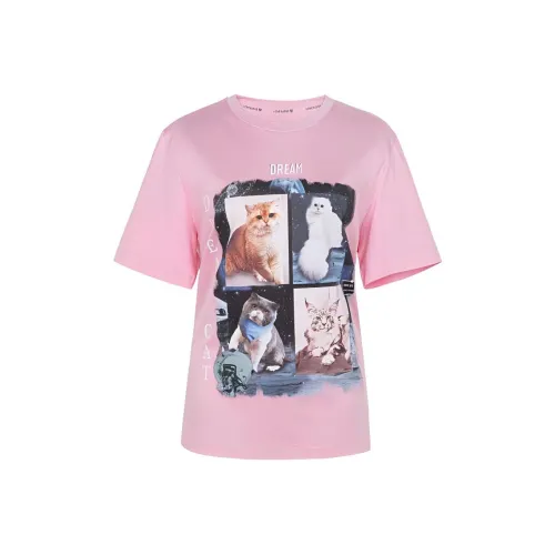 XG Светло-розовые Женские Футболки