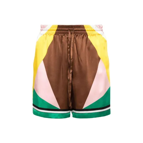 CASABLANCA SS24 Повседневные шорты Унисекс Коричневый