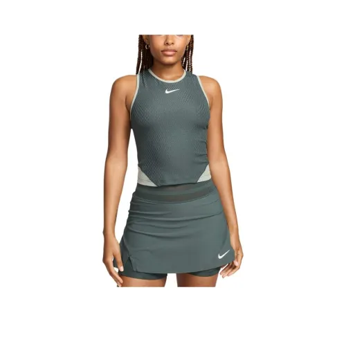 nike Court Slam FW24 Майка Женская Винтаж Зеленый
