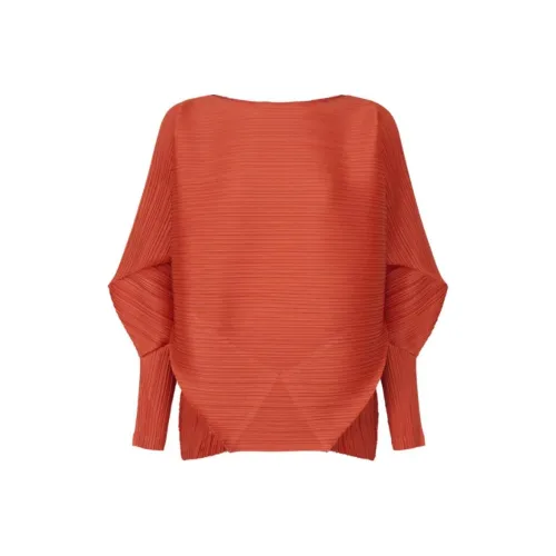 PLEATS PLEASE ISSEY MIYAKE Рубашка Женская Темно-Красная