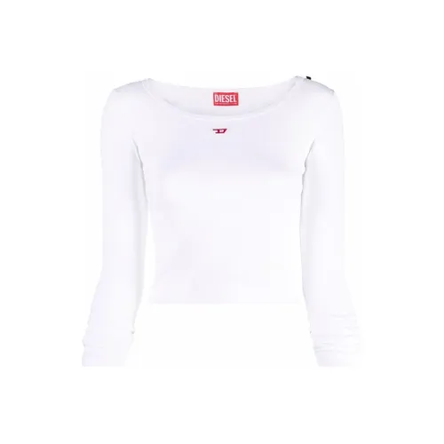 DIESEL Белый Женский Короткий Топ