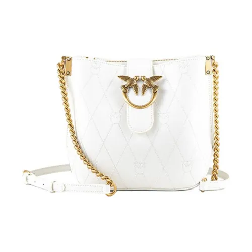 PINKO Puff Кожа Puff Сумка Bird Сумка Swallow Сумка Сумки через плечо Сумка на плечо Женская Белая