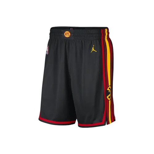 Джордан Баскетбольные шорты Мужские Черные Красные