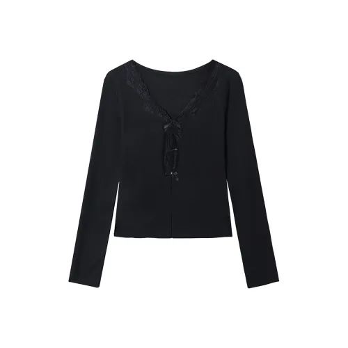 SLEEP AT 11 Черные Женские Футболки