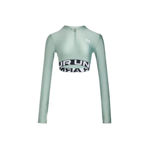 Under Armour HeatGear SS25 T-Shirt Женская Лаймово-зеленый