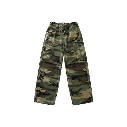 Maserati Повседневные штаны Унисекс Армейский зеленый камуфляж
