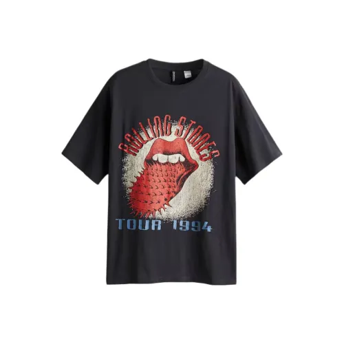 H&M Темно-серые Женские Футболки