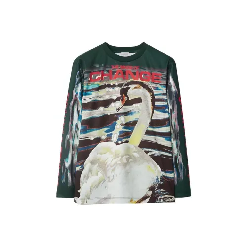 Burberry Рукав с оборванным плечом T-рубашка Женская Многоцветная