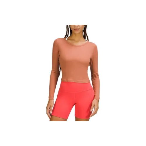 lululemon T-Shirt Женская Светло-Розовая