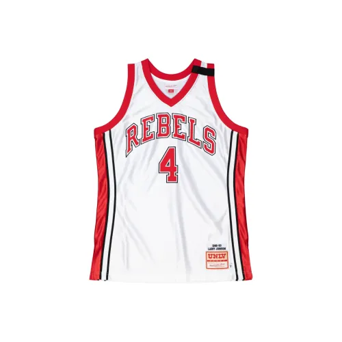 Mitchell Ness Белая мужская баскетбольная футболка