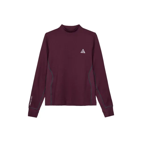 Nike Обычный T Рубашка Женские Night Красно-бурый