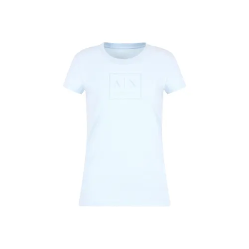 ARMANI EXCHANGEAE T Рубашка Женская Светло-Синяя