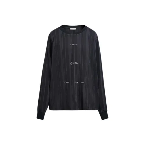 ZARA Морской синий Мужские Свитшоты