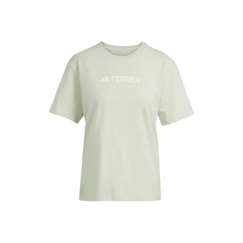 Adidas TERREX Льняной зеленый Женские футболки
