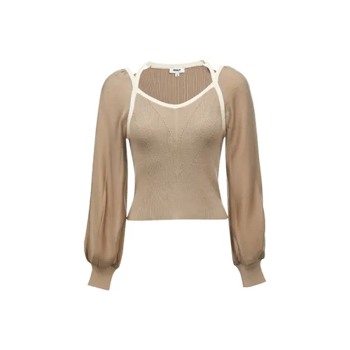 Only Рукав-фонарик T Рубашка Женская