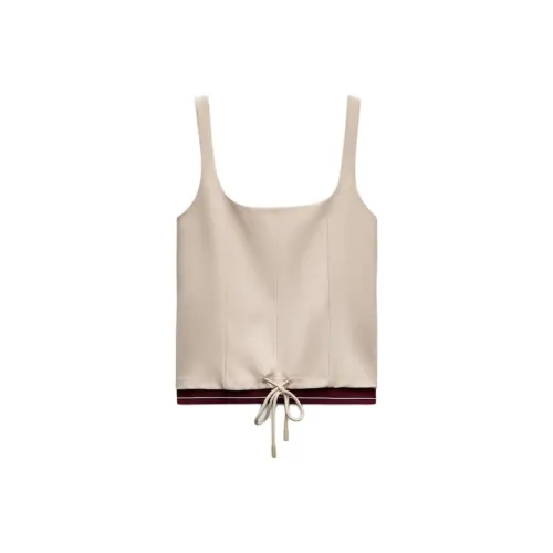 ZARA Trf Майка Женская Бежевая Желтая