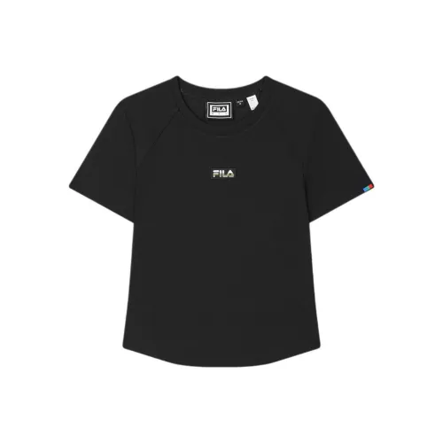 FILA ORIGINALE Стандартная футболка женская глубокий черный