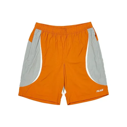 PALACE Summer 2023 Collection Серо-оранжевые унисекс спортивные шорты