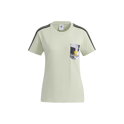 Adidas Originals T-Shirt Женская Светло-Зеленая