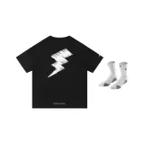 Пикачу Графитовый Черный + Коллаборация Баскетбольные Носки 1 Упаковка (Стиль Позиционирование Случайный Цвет)