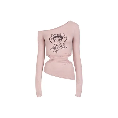 WOOHA Женские футболки с коротким рукавом