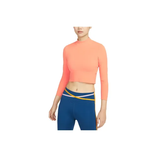 NIKE Dri Fit Психоделический Апельсин/Многоцветный Женские Футболки