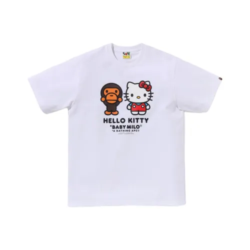 A BATHING APE Sanrio Co Branded Модель Regular T-Shirt Женская