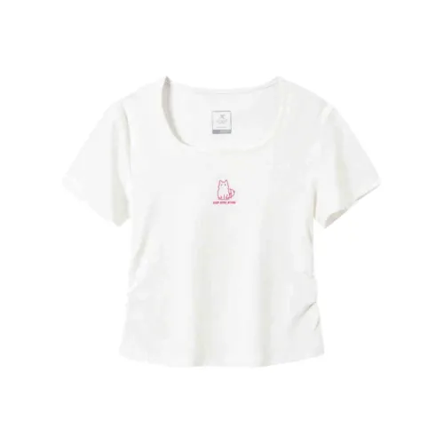 XTEP Sports Life Collection Белые Женские Футболки