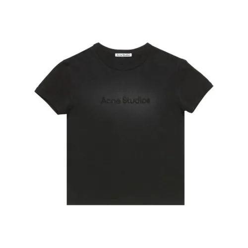 ACNE STUDIOS SS25 Черные Женские Рубашки T