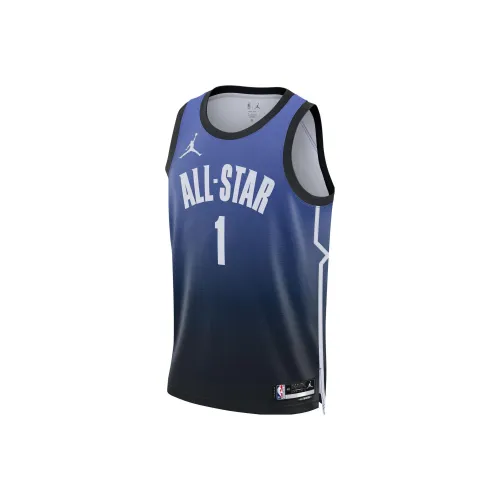 Jordan 2023 All Stars Баскетбольная Джерси Мужская Синяя