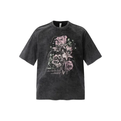 Vine Color T Рубашка Женская Черная