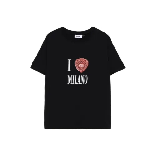 GCDS Черные Мужские T-рубашки