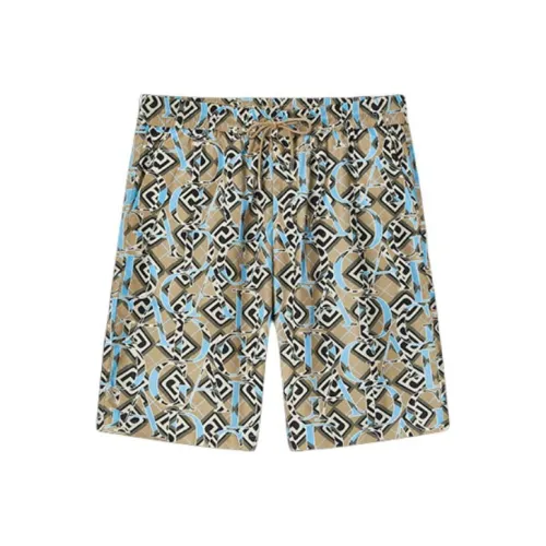 DEGAIA Повседневные шорты Мужские Желтые