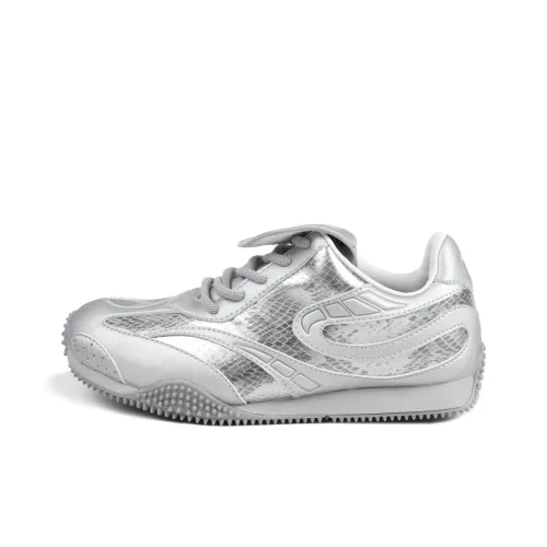 DEAF Низкий Топ Casual Унисекс Серый Серебряный