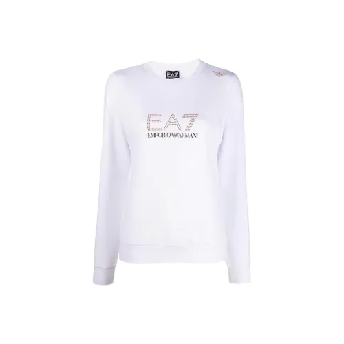 EMPORIO ARMANI EA7 Белые Женские Футболки