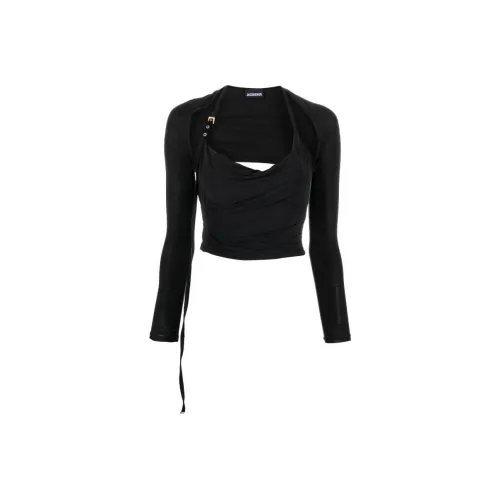 Jacquemus Черные Женские Т-рубашки