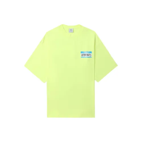 Vetements Желтые Женские Футболки