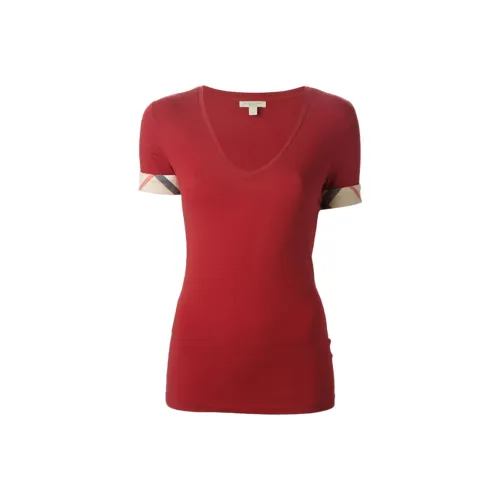 Burberry Красный Женские T-рубашки