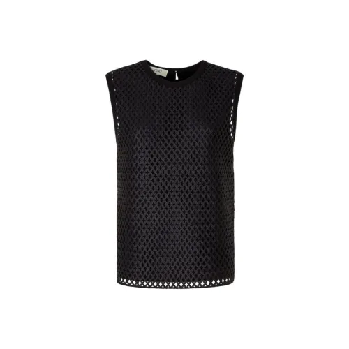 FENDI SS25 Майка Женская Черная