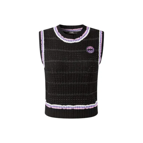 Karl Lagerfeld Майка Женская Черная