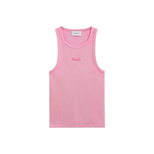 COACH SS24 Майка Женская Розовая