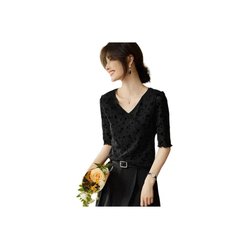 XWI Черные Женские Футболки