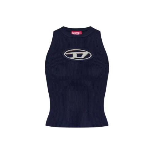 DIESEL Майка Женская Темно-синяя